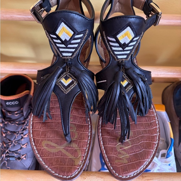 Sam Edelman Shoes - Sam Edelman Sandals with Fringe Detailing